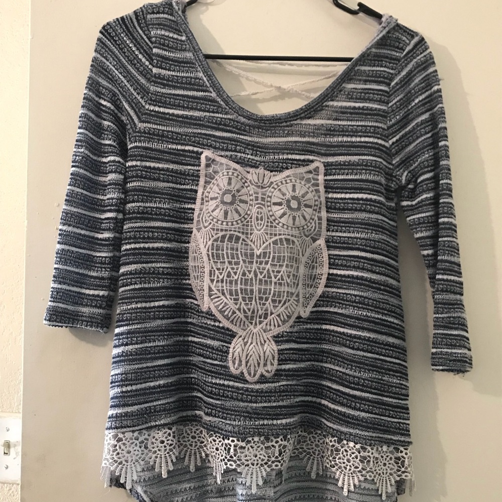 🦉 long sleeve...Lacey owl top 🦉